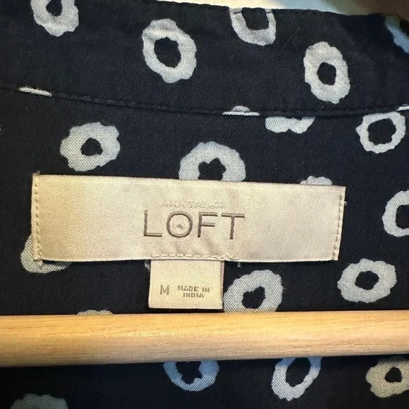 Loft shirt dress with abstract polka dot print - Picture 9 of 11